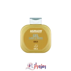 شامپو بدن آگرادو agrado مدل gold حجم 750 میل محصول کشور اسپانیا